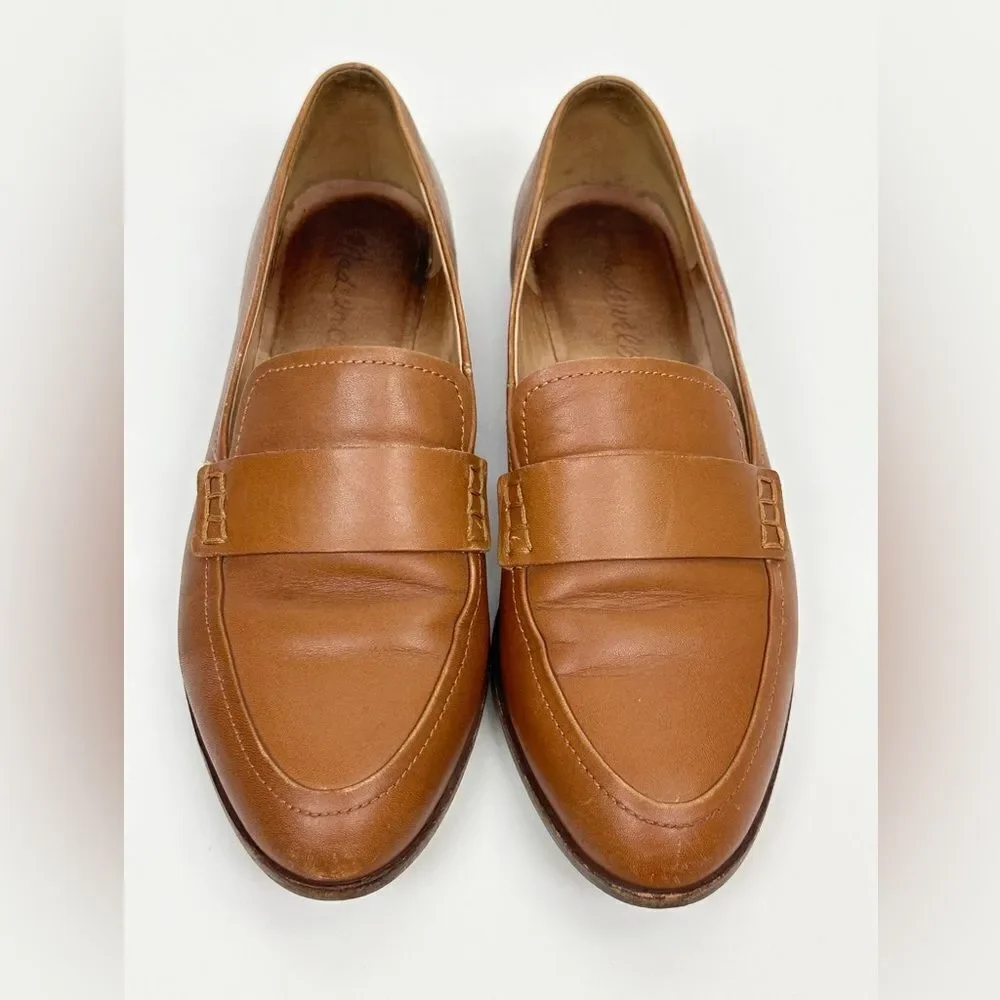 Madewell The Alex Loafer in Leather English Saddle Size 7.5 - Picture 3 of 10